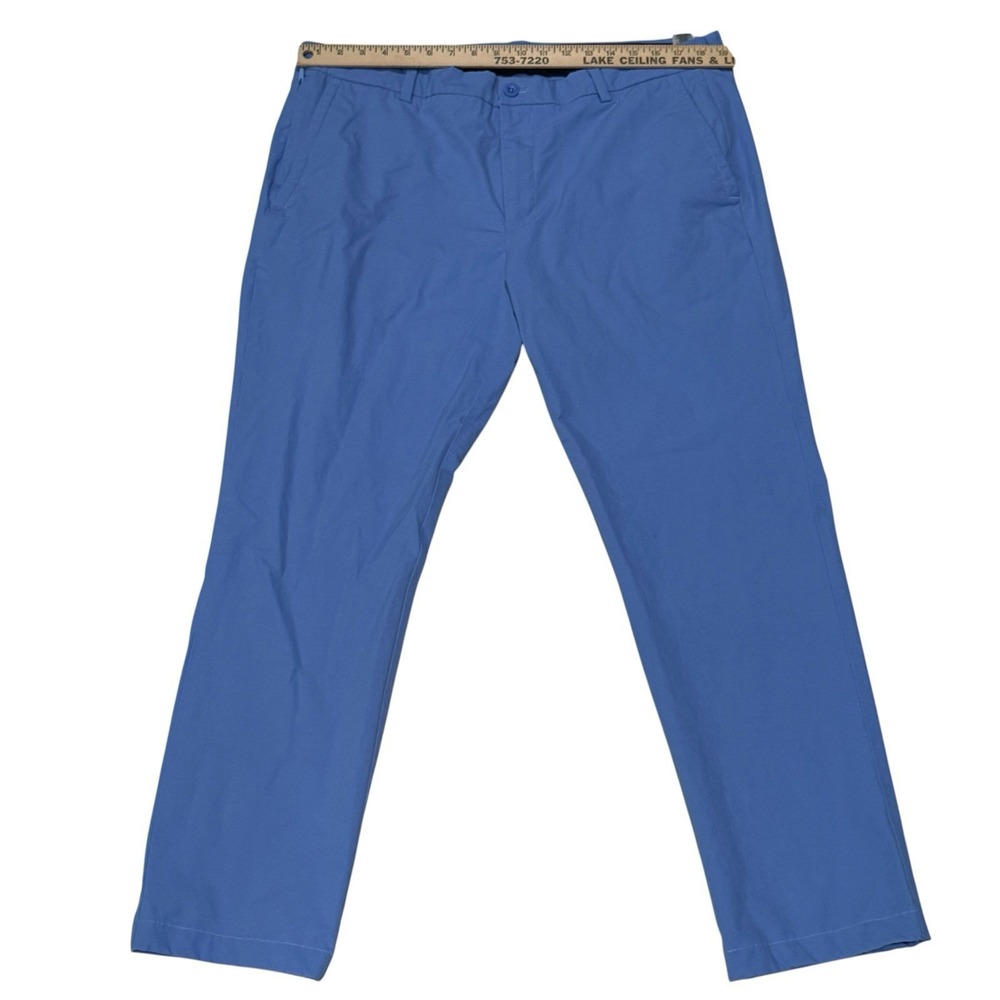 Vineyard Vines Mens Pants 38x32 On The Go Performance Blue Stretch Golf - Picture 3 of 8